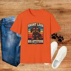 Short Legs Big Attitude T-Shirt — Retro Dachshund Graphic Tee