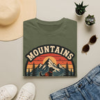 Mountains Aren't Just Funny They're Hill Areas T-Shirt — Retro Hiking Graphic Tee