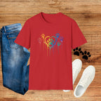 T-Shirt — Rainbow Paw Heart Tee (LGBTQ+ Pet Lover Pride Shirt)