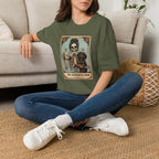Dachshund Mom Tarot Tee — 'Dog Mom' Skeleton Card Graphic T-Shirt