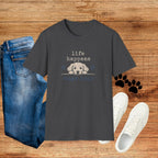 Life Happens Dogs Help T-Shirt — Cute Puppy Rescue Lover Tee