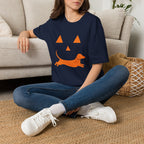 Pumpkin Jack-O'-Lantern Dachshund T-Shirt