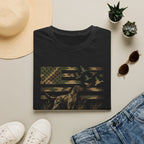 Duck Hunting American Flag T-Shirt — Local Southern Boy Retriever Design