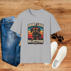 Short Legs Big Attitude T-Shirt — Retro Dachshund Graphic Tee