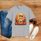Halloween Corgi Tee — Cool Sunglasses Dog on Pumpkin Graphic T-Shirt