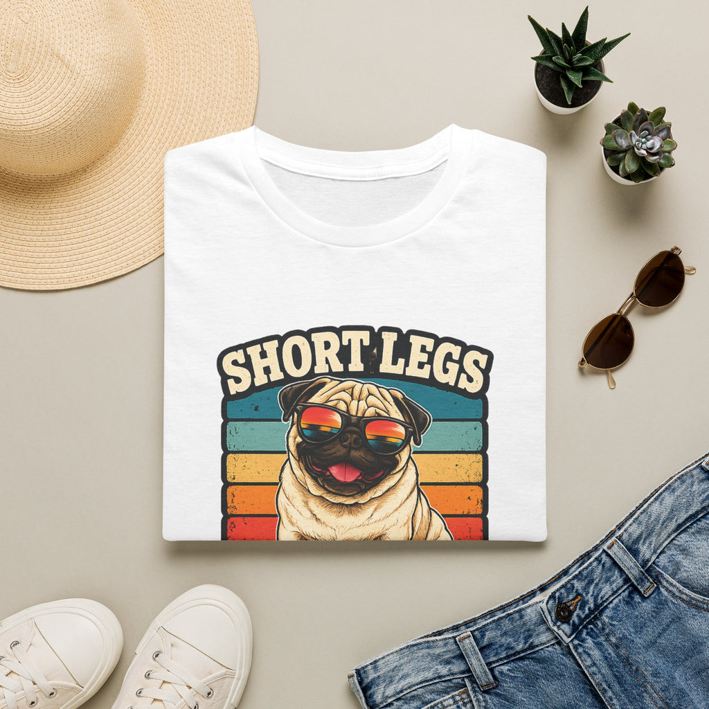 Pug T-Shirt — Short Legs, Big Attitude Retro Dog Tee
