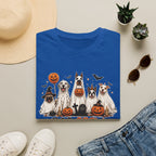 Halloween 'Boo Crew' Dog T-Shirt — Cute Puppy Ghosts & Pumpkins