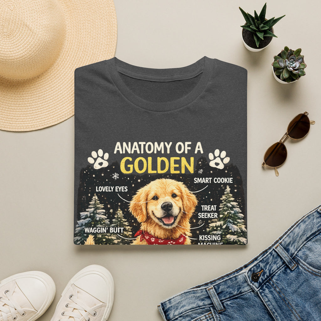 Anatomy of a Golden T-Shirt – Funny Golden Retriever Dog Tee