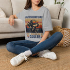 Dachshund Dad T-Shirt — Retro Sunglasses Sausage Dog Tee