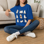 Ghost Dogs Halloween T-Shirt — Cute Puppy Ghosts with Pumpkin Design
