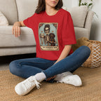 Dachshund Mom Tarot Tee — 'Dog Mom' Skeleton Card Graphic T-Shirt