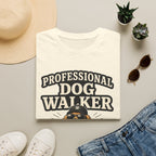 Professional Dog Walker T-Shirt — Certified by Dogs Graphic Tee