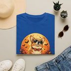 Halloween Corgi Tee — Cool Sunglasses Dog on Pumpkin Graphic T-Shirt
