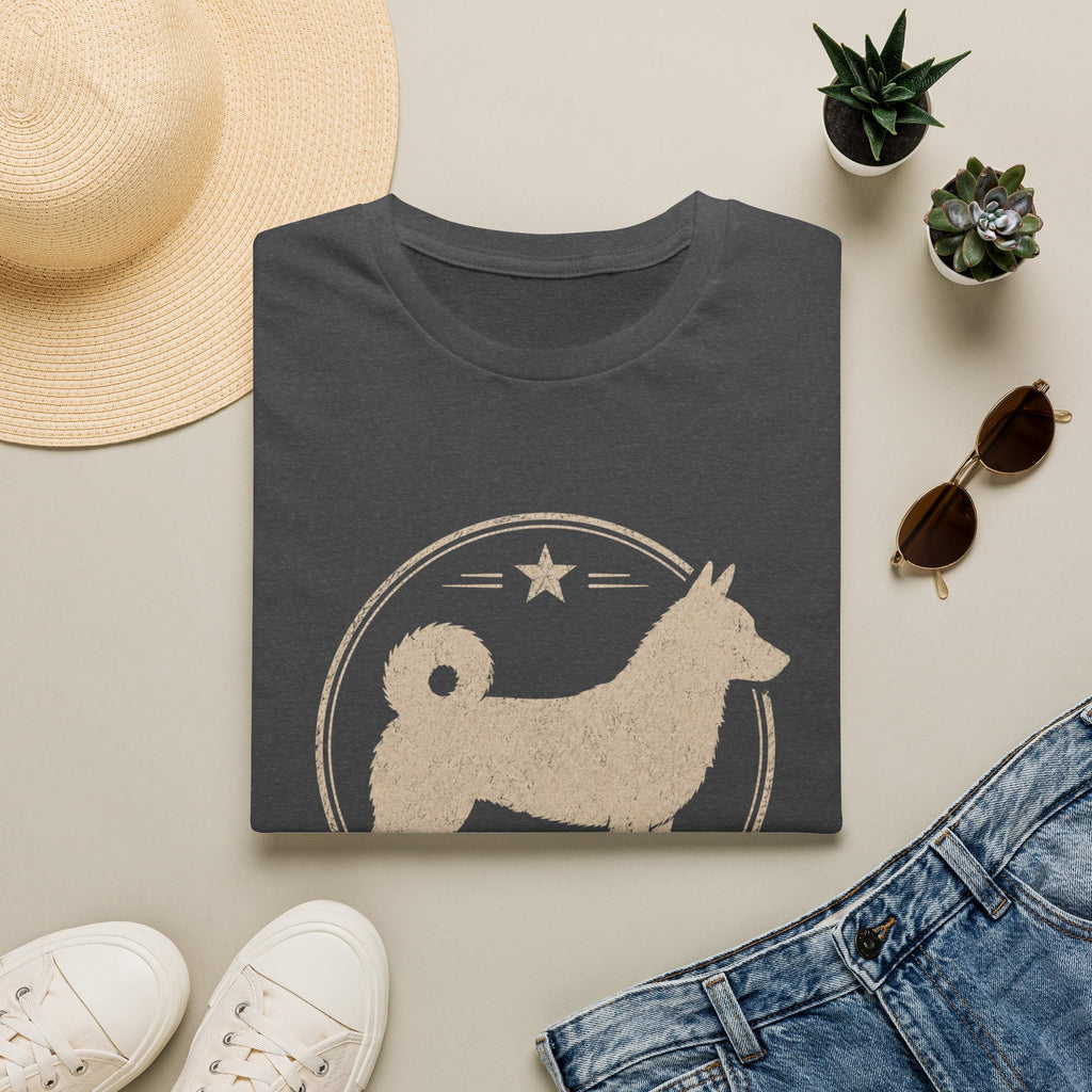 Swedish Vallhund Tee — Vintage Circle Logo Shirt for Dog Lovers