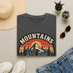 Mountains Aren't Just Funny They're Hill Areas T-Shirt — Retro Hiking Graphic Tee