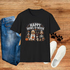 Happy Howl-O-Ween Dog T-Shirt — Halloween Puppy Costume Tee