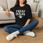 Treat Dealer T-Shirt — Funny Pet Treats Paw Print Tee for Dog & Cat Lovers