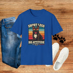 Short Legs Big Attitude T-Shirt — Retro French Bulldog Graphic Tee