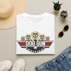Dog Gun T-Shirt — Retro Patriotic Puppy Graphic Tee