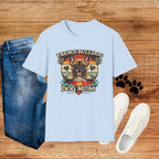 French Bulldog Dog Mom T-Shirt — Retro Sunset Frenchie Lover Tee