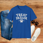 Treat Dealer T-Shirt — Funny Pet Treats Paw Print Tee for Dog & Cat Lovers