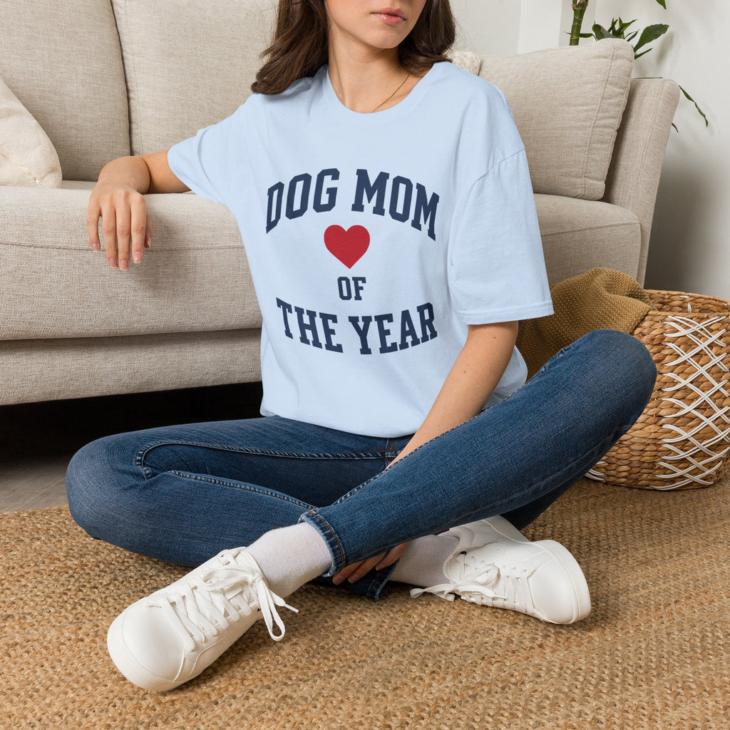 Dog Mom of the Year Heart Graphic