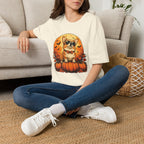 Halloween Corgi Tee — Cool Sunglasses Dog on Pumpkin Graphic T-Shirt