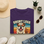 Bulldog Short Legs, Big Attitude Retro T-Shirt