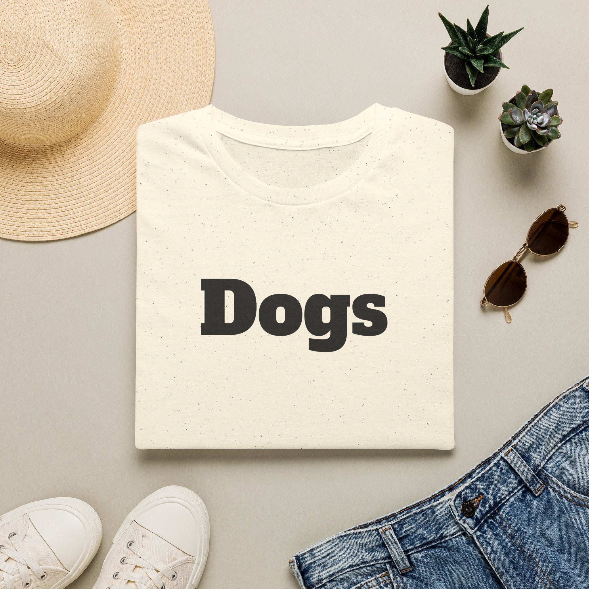 Dogs T-Shirt — Minimalist Dog Lover Tee