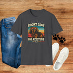 Short Legs Big Attitude T-Shirt — Retro Dachshund Dog Tee