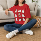 Ghost Dogs Halloween T-Shirt — Cute Puppy Ghosts with Pumpkin Design