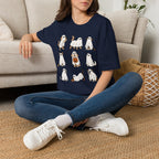 Ghost Dogs Halloween T-Shirt — Cute Puppy Ghosts with Pumpkin Design