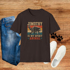 Jimothy Is My Spirit Animal Retro Tee Raccoon