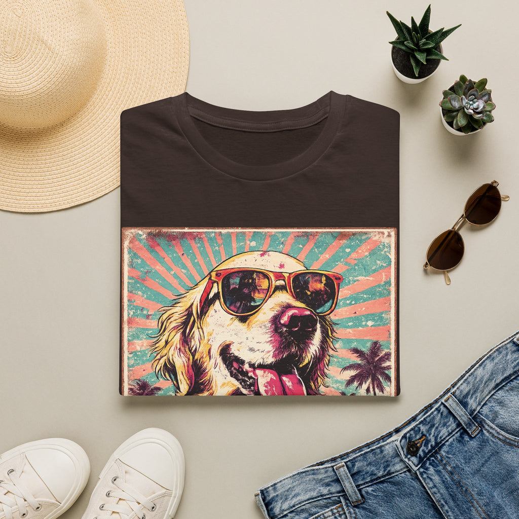 Golden Retriever Retro Tee — "In My Golden Era" Graphic T-Shirt