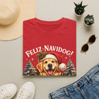 Feliz Navidog! Golden Retriever Holiday Tee