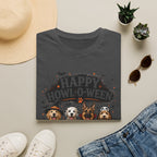 Happy Howl-O-Ween T-Shirt — Cute Dogs Halloween Graphic Tee