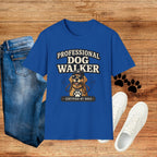 Professional Dog Walker T-Shirt — Certified by Dogs Graphic Tee