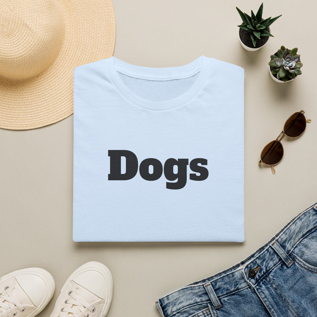 Dogs T-Shirt — Minimalist Dog Lover Tee
