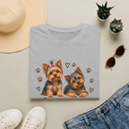 Yorkie T-Shirt - I Was Normal Two Yorkies Ago Cute Puppy Graphic Tee