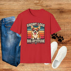 Corgi 'Short Legs, Big Attitude' T-Shirt