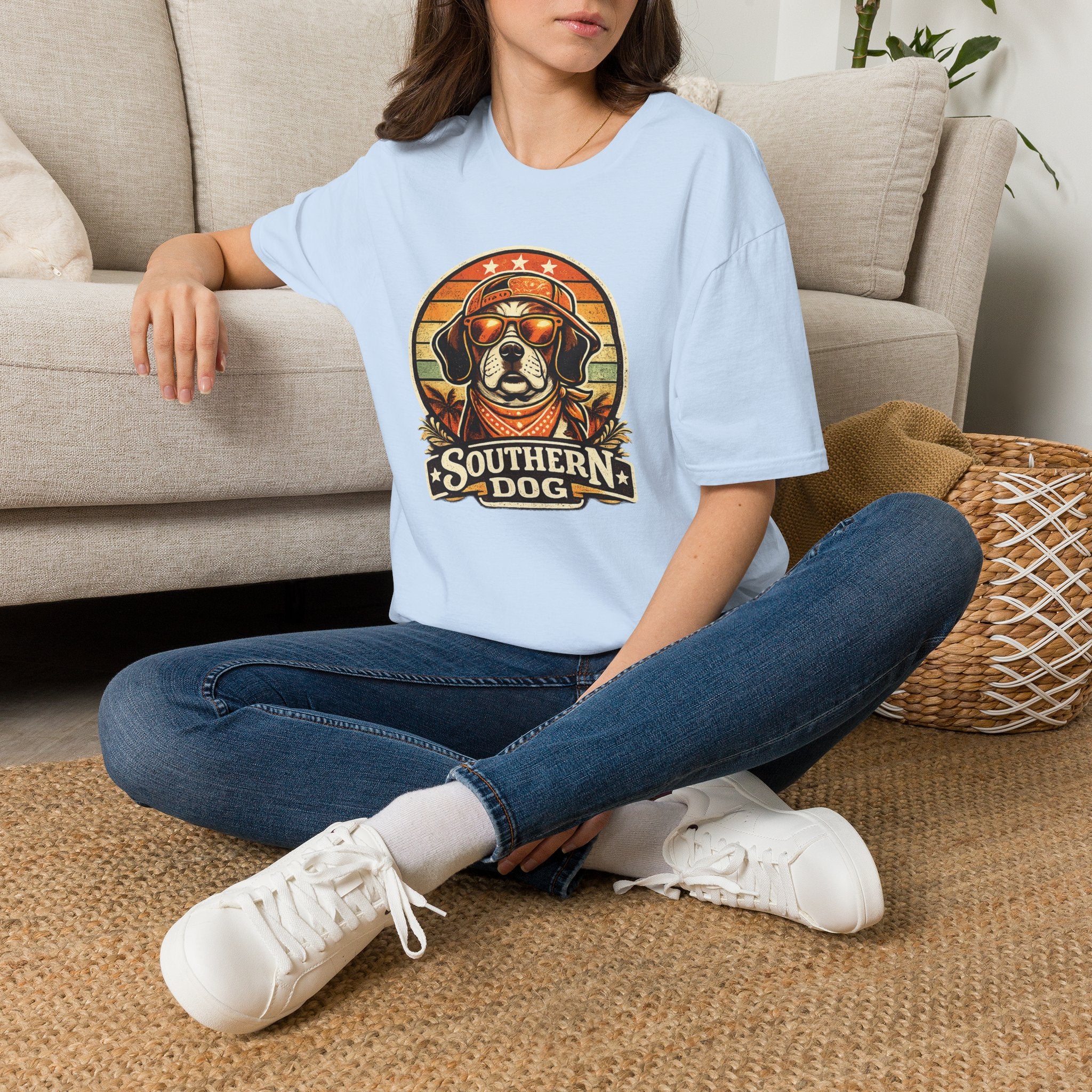 Southern Dog T-Shirt — Retro Sunglasses Beagle Graphic Tee