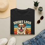 Bulldog Short Legs, Big Attitude Retro T-Shirt