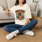 French Bulldog Dog Mom T-Shirt — Retro Sunset Frenchie Lover Tee