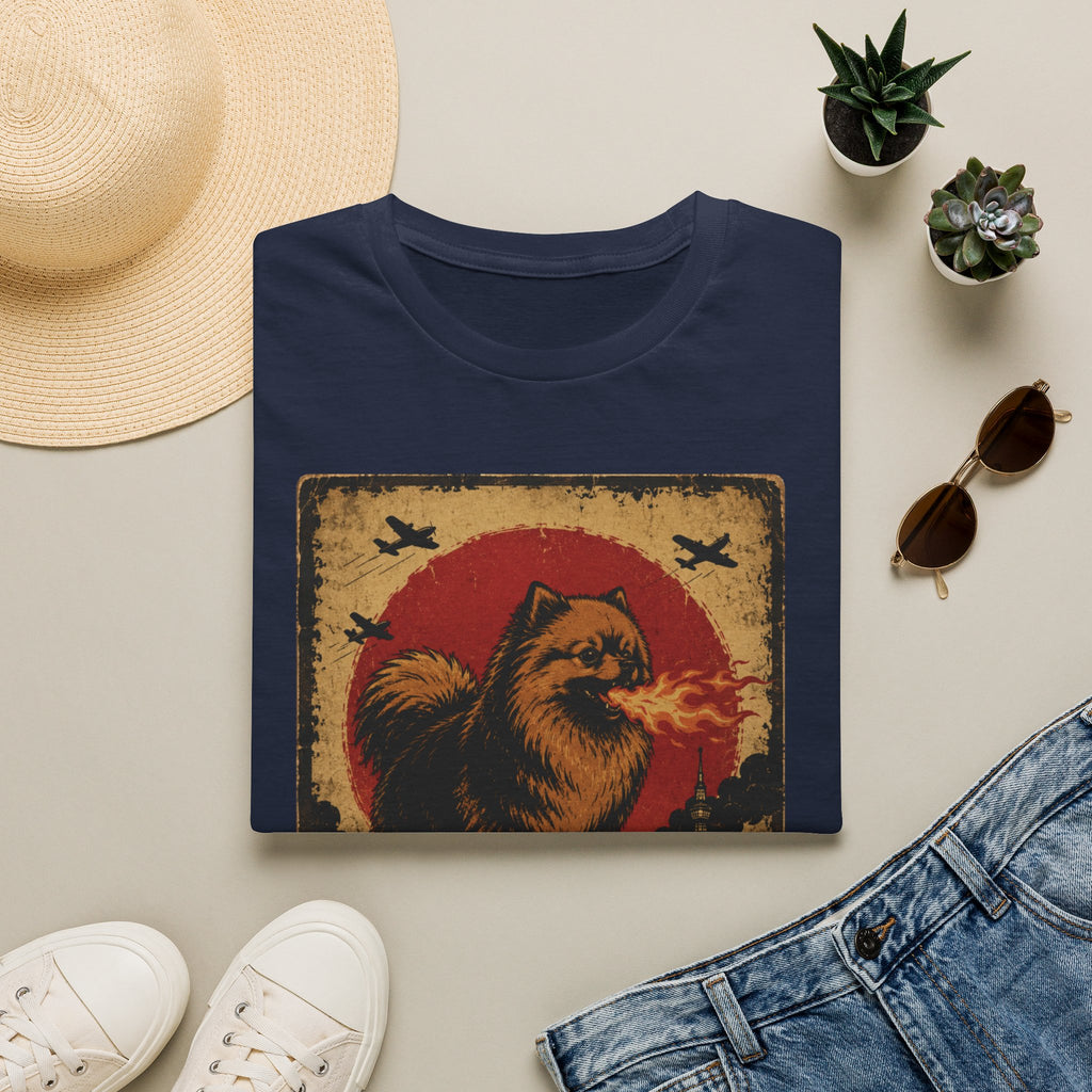Godzilla-Style Pomeranian Poster Tee