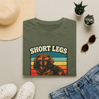Short Legs Big Attitude T-Shirt — Retro Dachshund Dog Tee