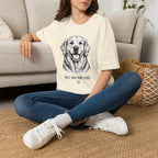 Dog Mom T‑Shirt — 'Best Dog Mom Ever' Golden Retriever Tee