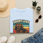 Short Legs Big Attitude T-Shirt — Retro Dachshund Dog Tee