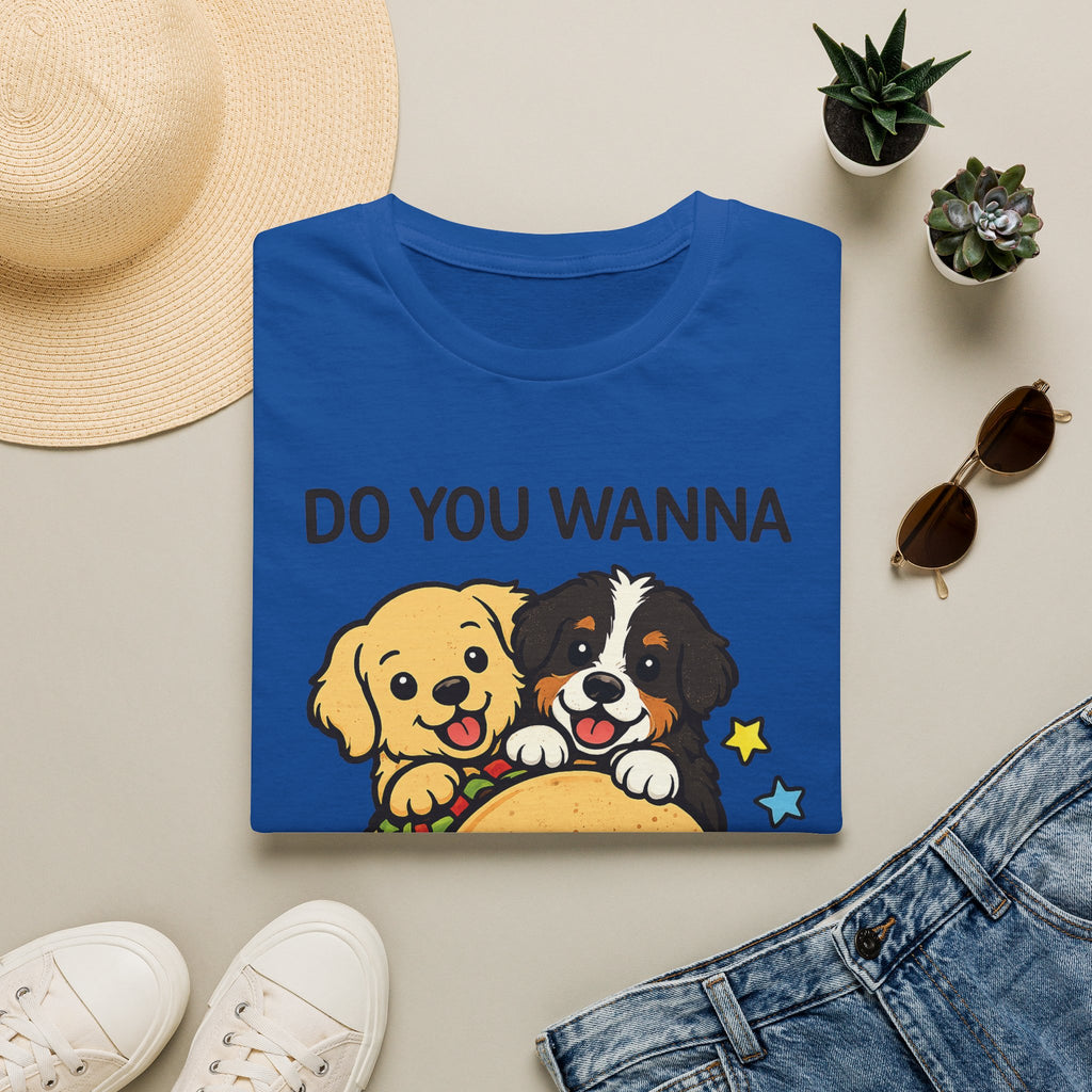Do You Wanna Taco 'Bout It? Cute Puppy Taco Graphic Tee
